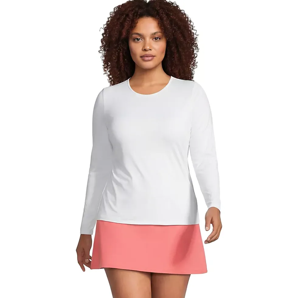 Women's SunShade UPF 50 Long Sleeve Rash Guard Swim Tee