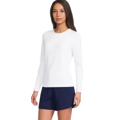 Women's SunShade UPF 50 Long Sleeve Rash Guard Swim Tee