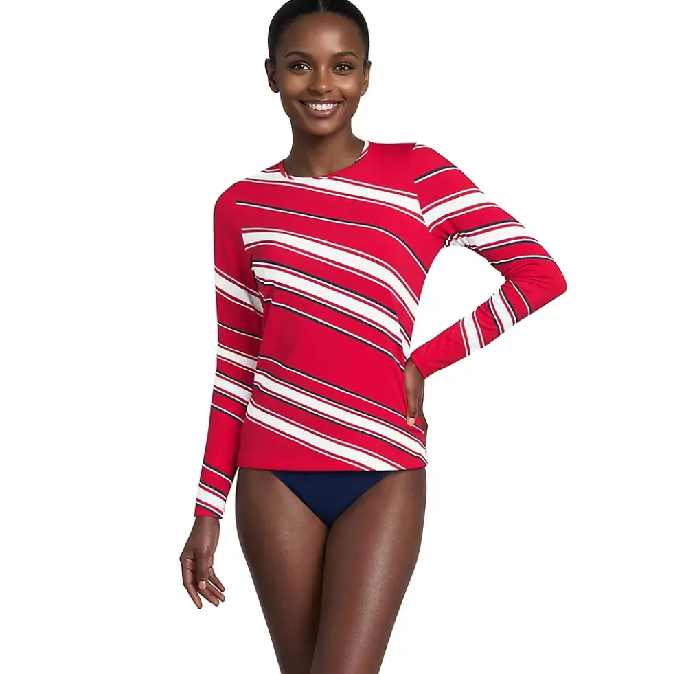 Women's SunShade UPF 50 Long Sleeve Rash Guard Swim Tee