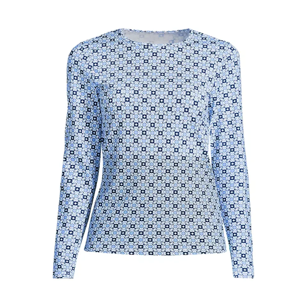 Women's SunShade UPF 50 Long Sleeve Rash Guard Swim Tee