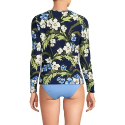 Women's SunShade UPF 50 Long Sleeve Rash Guard Swim Tee