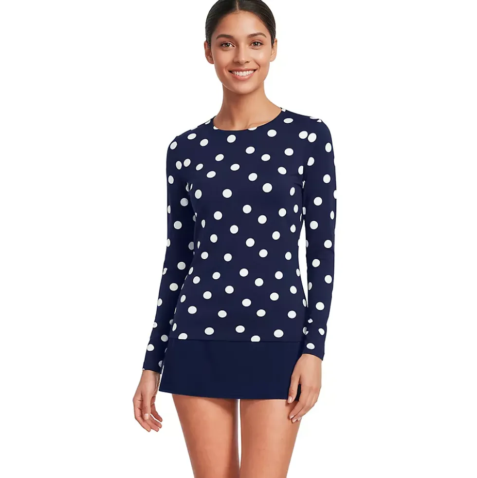Women's SunShade UPF 50 Long Sleeve Rash Guard Swim Tee