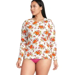 Women's SunShade UPF 50 Long Sleeve Rash Guard Swim Tee