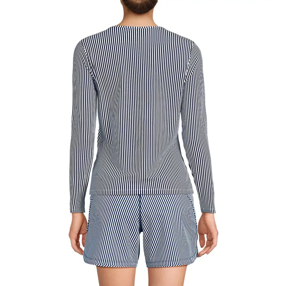 Women's SunShade UPF 50 Long Sleeve Rash Guard Swim Tee