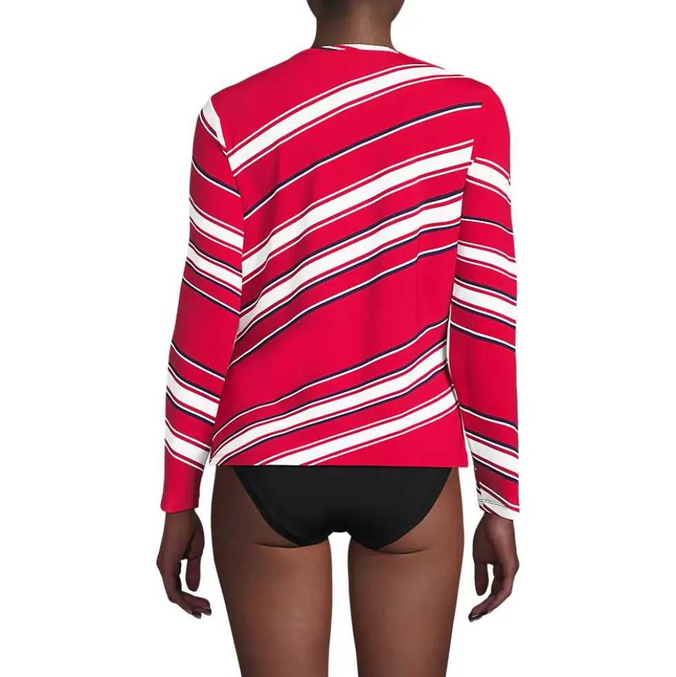 Women's SunShade UPF 50 Long Sleeve Rash Guard Swim Tee