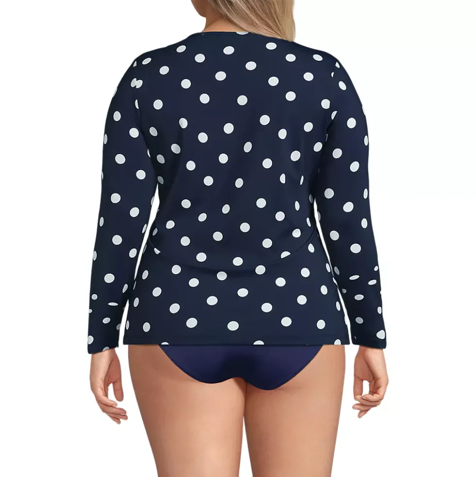 Women's SunShade UPF 50 Long Sleeve Rash Guard Swim Tee
