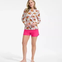 Women's SunShade UPF 50 Long Sleeve Rash Guard Swim Tee
