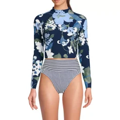 Women's SunShade UPF 50 Long Sleeve Cropped Rash Guard