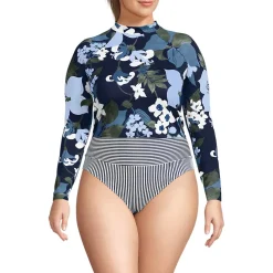 Women's SunShade UPF 50 Long Sleeve Cropped Rash Guard