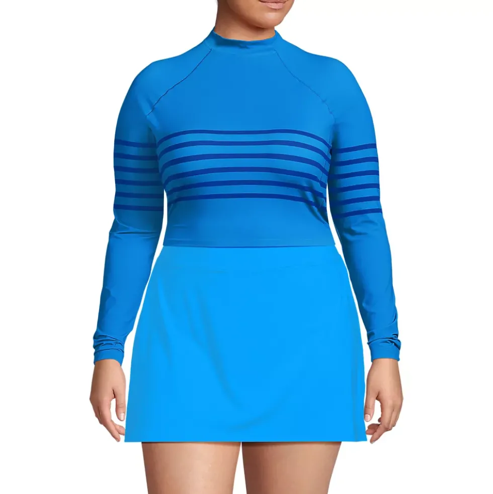 Women's SunShade UPF 50 Long Sleeve Cropped Rash Guard