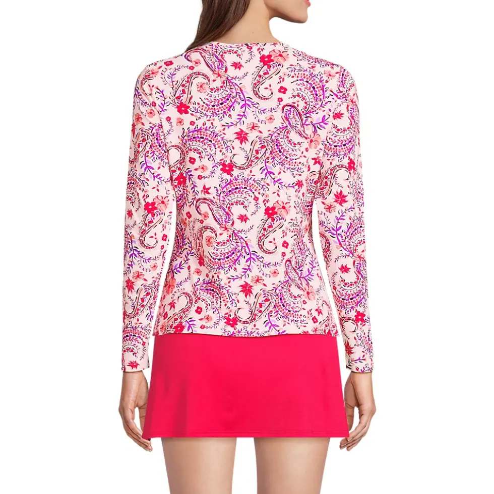 Women's SunShade UPF 50 Long Sleeve Rash Guard Swim Tee