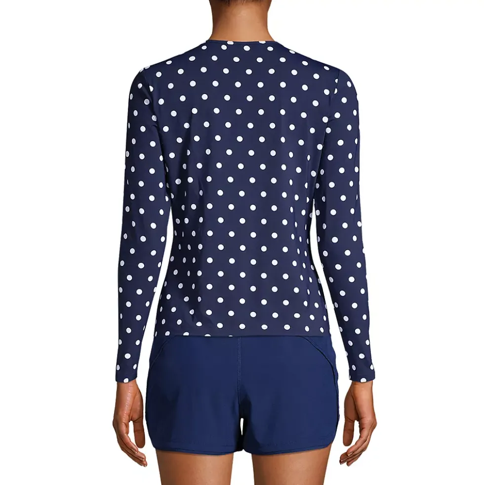 Women's SunShade UPF 50 Long Sleeve Rash Guard Swim Tee