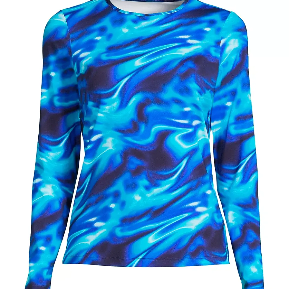 Women's SunShade UPF 50 Long Sleeve Rash Guard Swim Tee