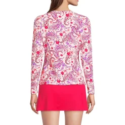 Women's SunShade UPF 50 Long Sleeve Rash Guard Swim Tee