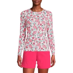 Women's SunShade UPF 50 Long Sleeve Rash Guard Swim Tee