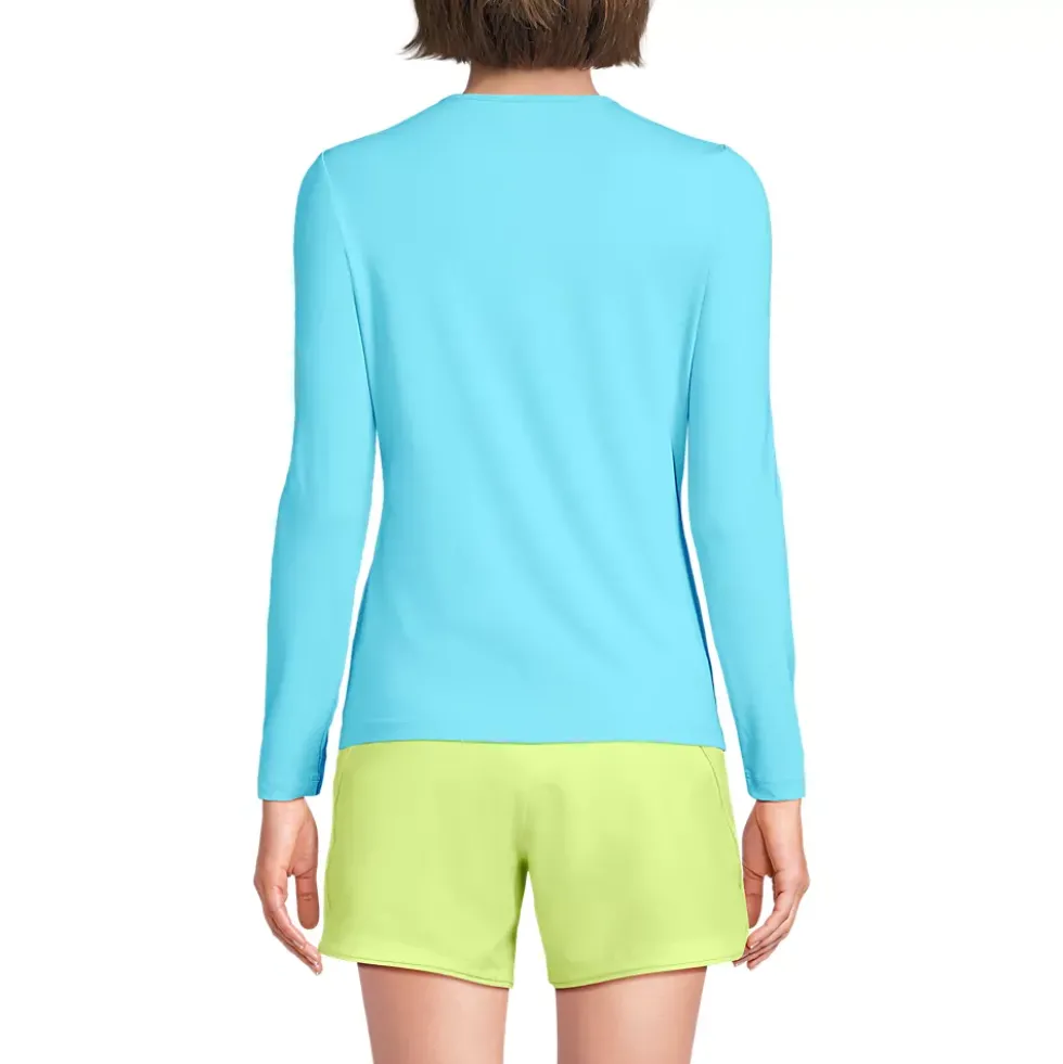 Women's SunShade UPF 50 Long Sleeve Rash Guard Swim Tee