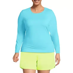 Women's SunShade UPF 50 Long Sleeve Rash Guard Swim Tee