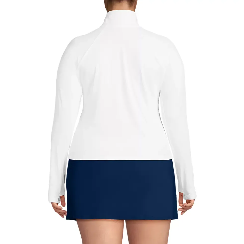 Women's SunShade UPF 50 Quarter Zip Rash Guard