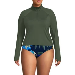 Women's SunShade UPF 50 Quarter Zip Rash Guard