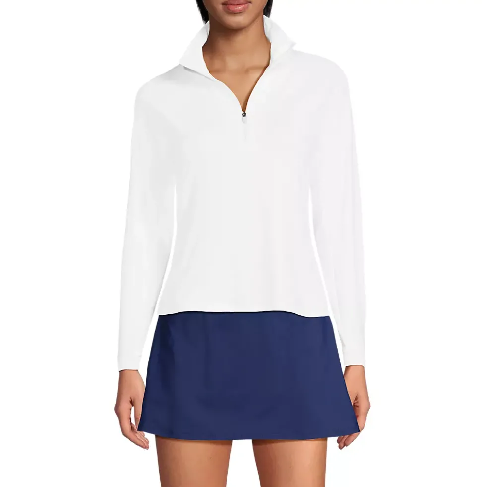 Women's SunShade UPF 50 Quarter Zip Rash Guard