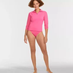 Women's SunShade UPF 50 Quarter Zip Rash Guard
