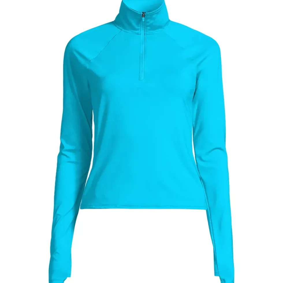 Women's SunShade UPF 50 Quarter Zip Rash Guard