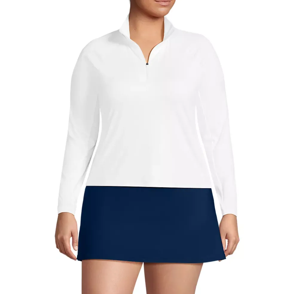 Women's SunShade UPF 50 Quarter Zip Rash Guard