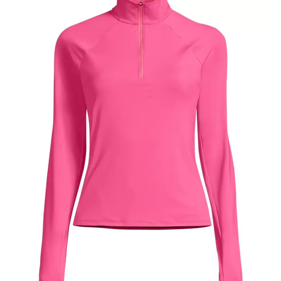 Women's SunShade UPF 50 Quarter Zip Rash Guard