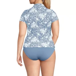 Women's SunShade UPF 50 Short Sleeve Pique Johnny Collar Rash Guard
