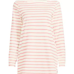 Women's Supima Cotton Adjustable 3/4 Sleeve Boatneck Tunic