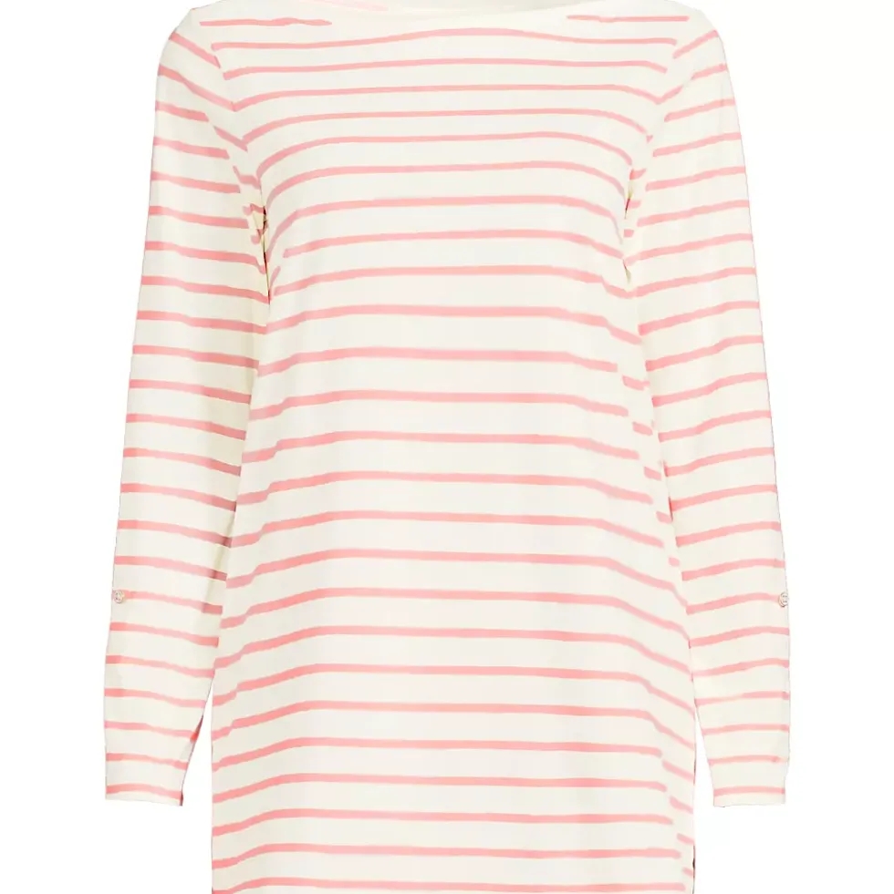 Women's Supima Cotton Adjustable 3/4 Sleeve Boatneck Tunic