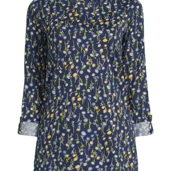 Women's Supima Cotton Adjustable 3/4 Sleeve Boatneck Tunic