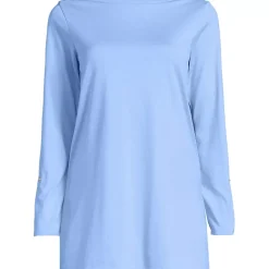 Women's Supima Cotton Adjustable 3/4 Sleeve Boatneck Tunic