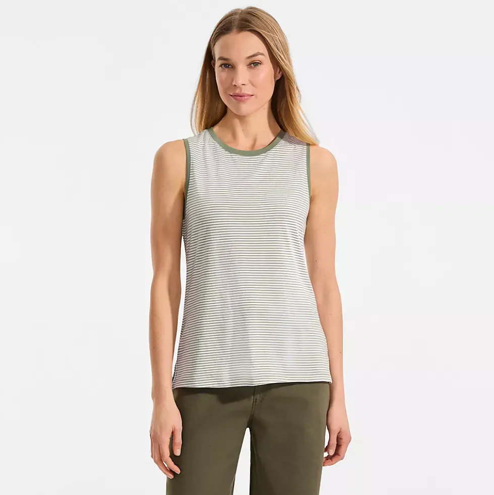 Women's Supima Cotton Crew Neck Tank