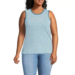 Women's Supima Cotton Crew Neck Tank