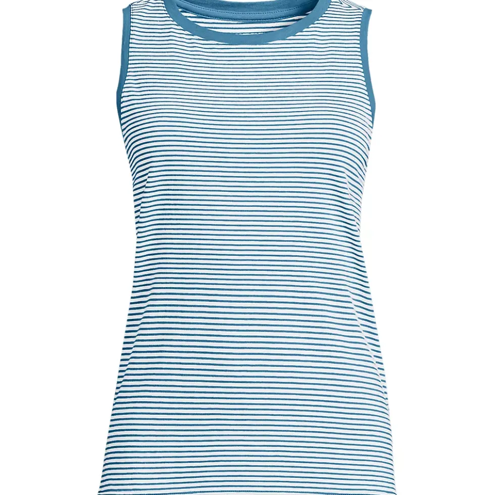 Women's Supima Cotton Crew Neck Tank