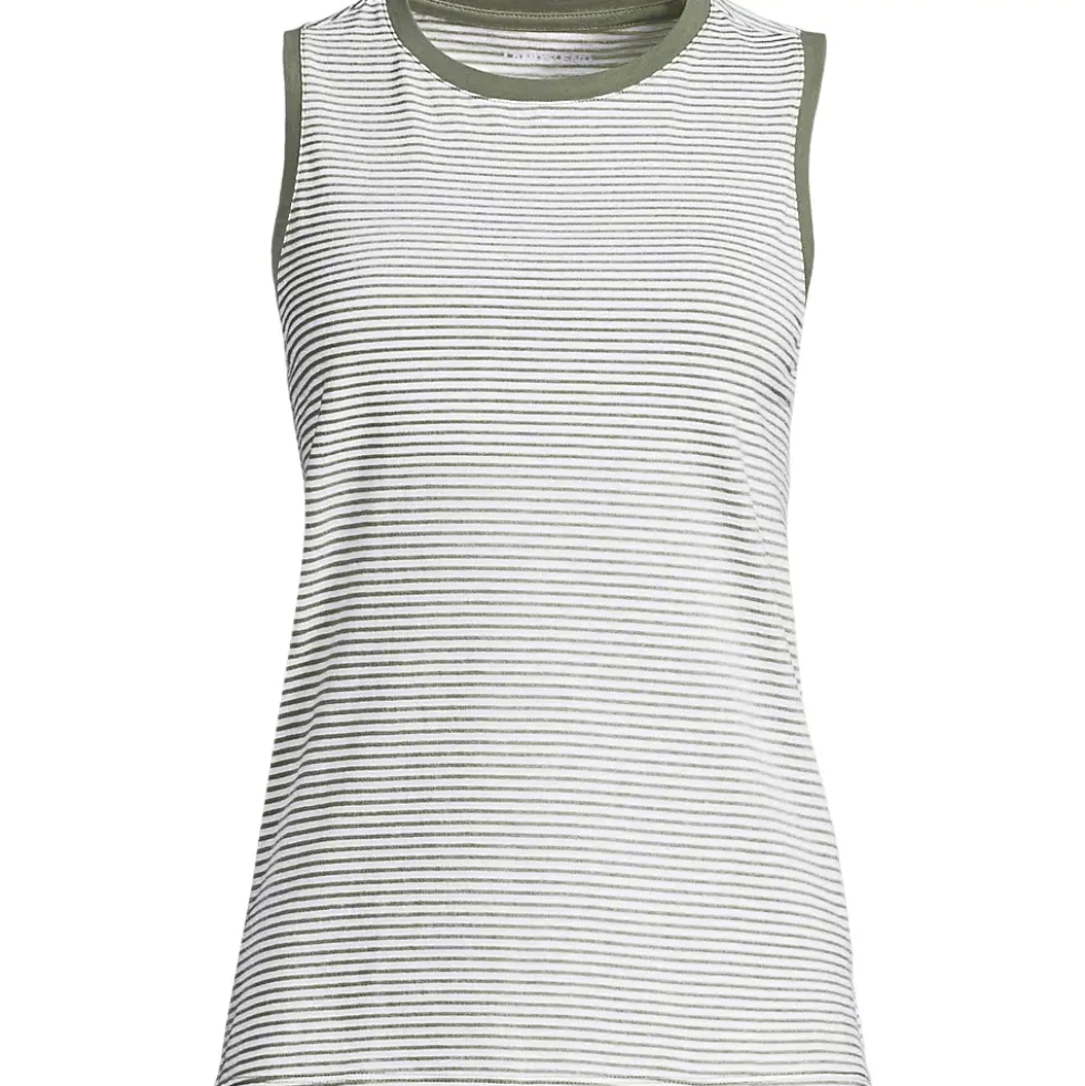 Women's Supima Cotton Crew Neck Tank