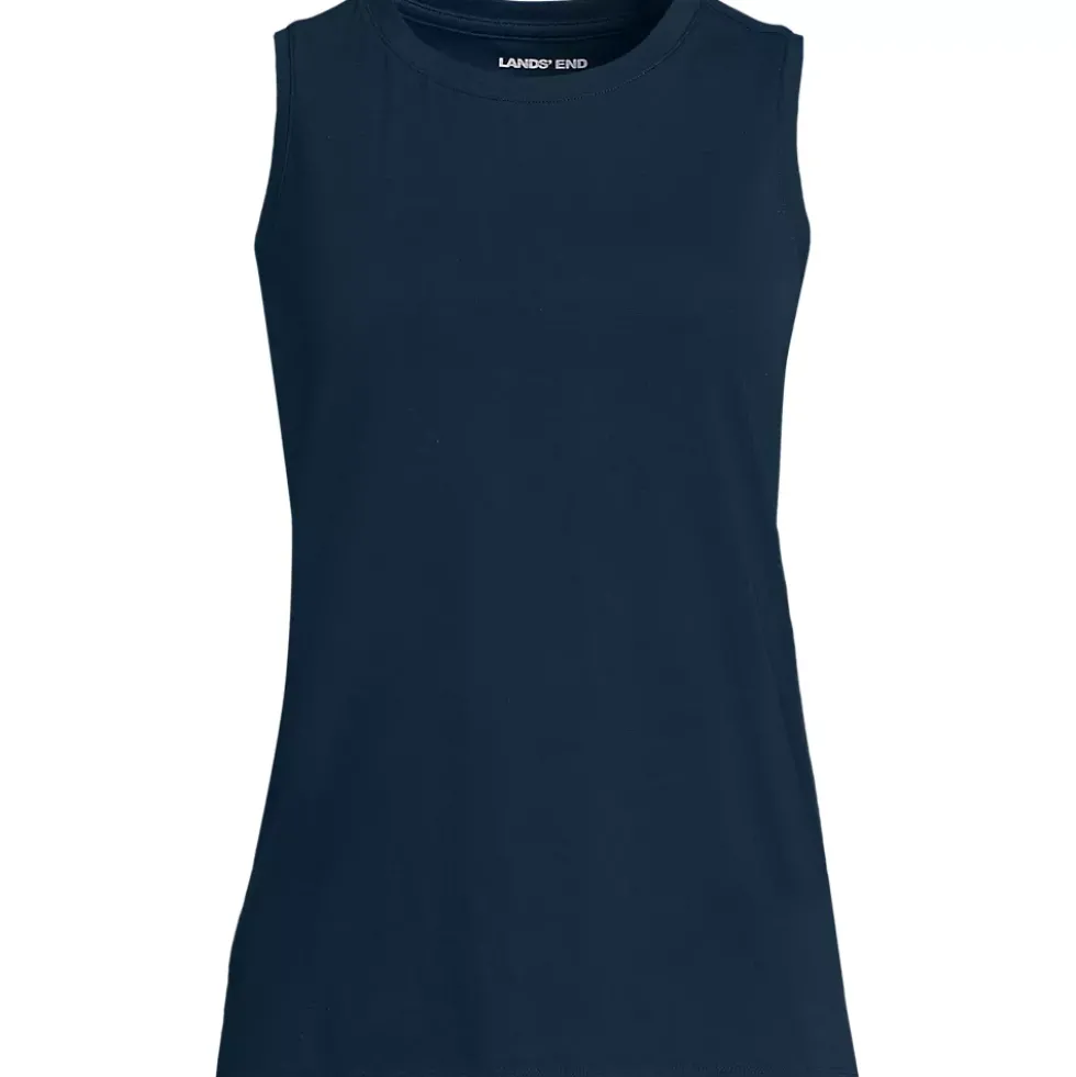 Women's Supima Cotton Crew Neck Tank