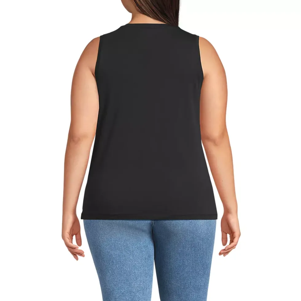 Women's Supima Cotton Crew Neck Tank