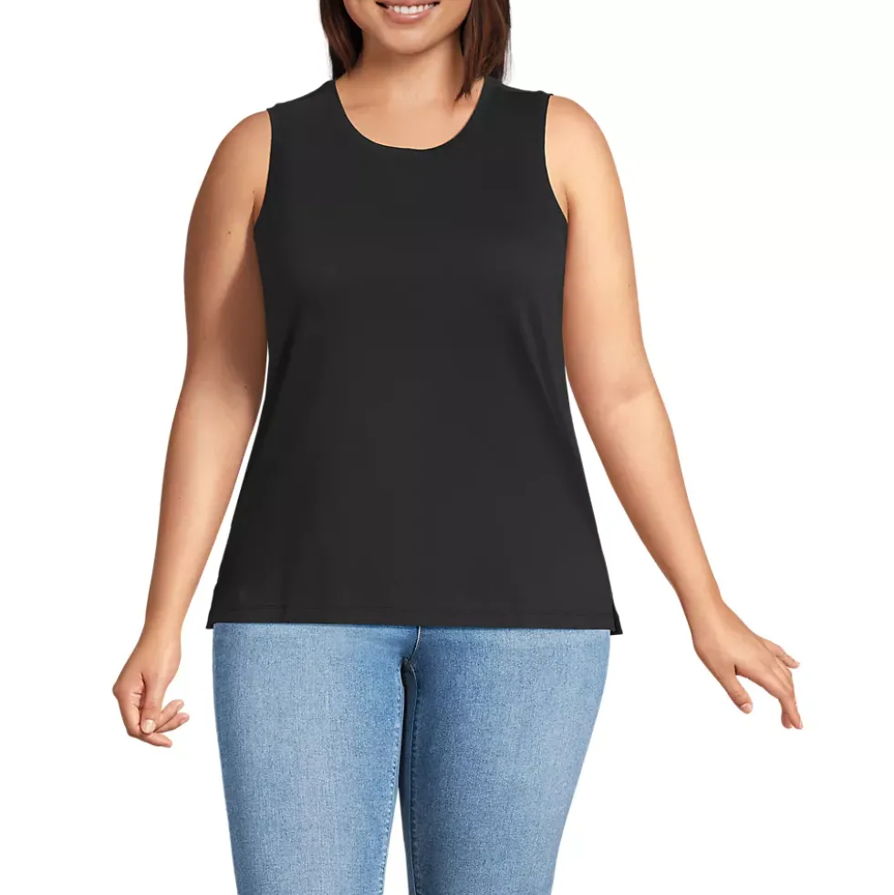Women's Supima Cotton Crew Neck Tank