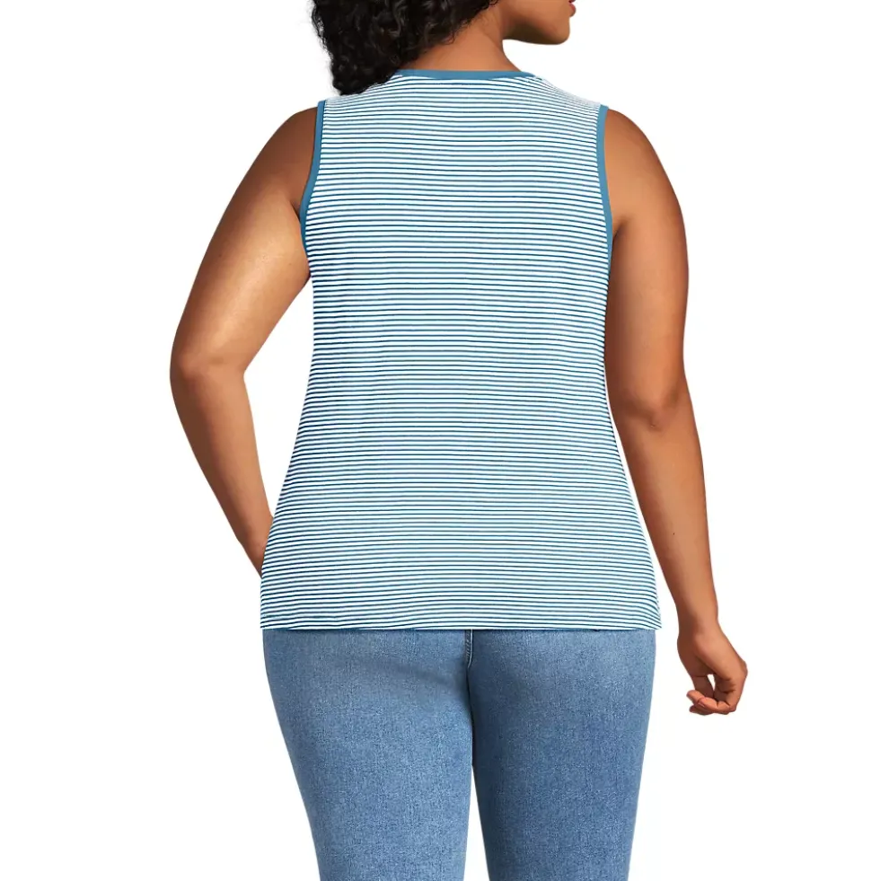 Women's Supima Cotton Crew Neck Tank