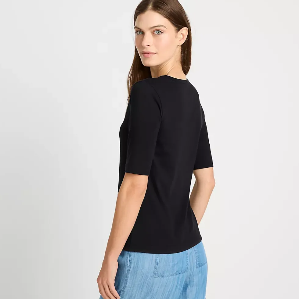 Women's Supima Cotton Henley T-Shirt