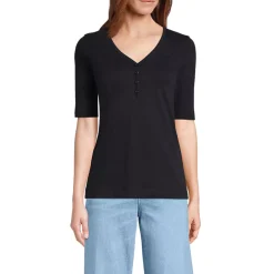 Women's Supima Cotton Henley T-Shirt