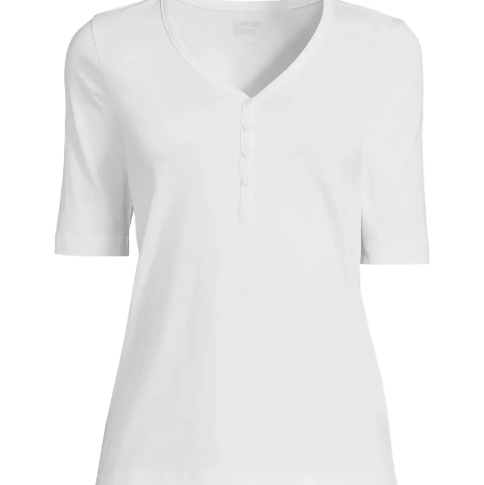 Women's Supima Cotton Henley T-Shirt