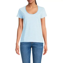 Women's Supima Cotton Short Sleeve Scoop Neck Tee