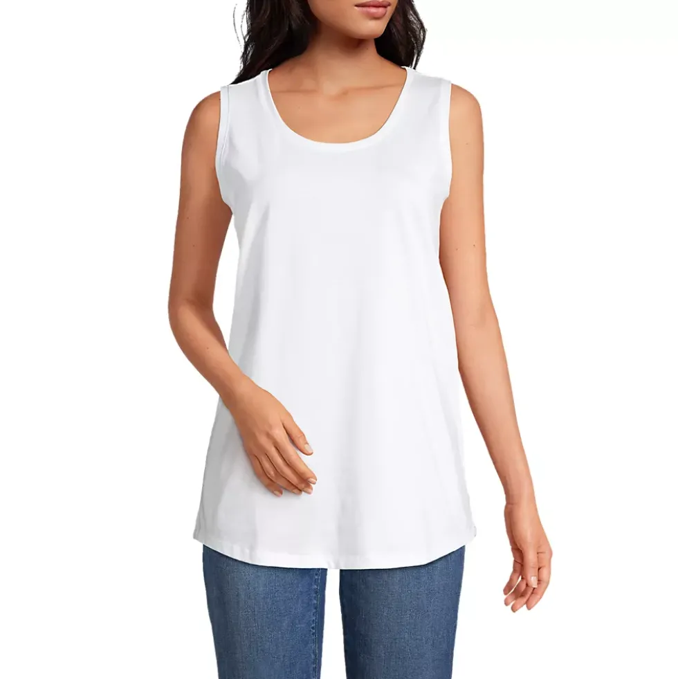 Women's Supima Cotton Tunic Tank Top