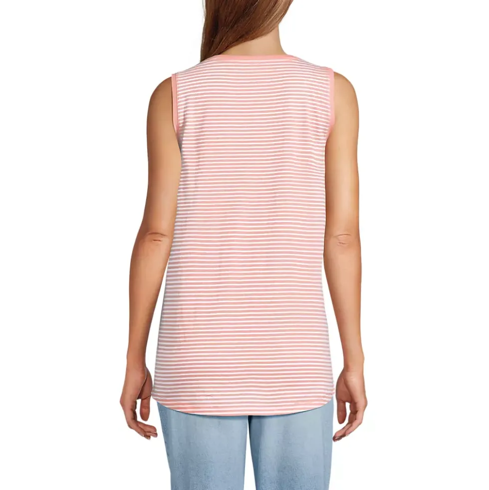 Women's Supima Cotton Tunic Tank Top