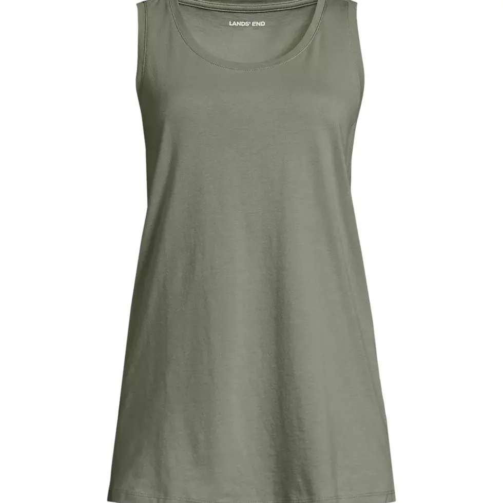 Women's Supima Cotton Tunic Tank Top