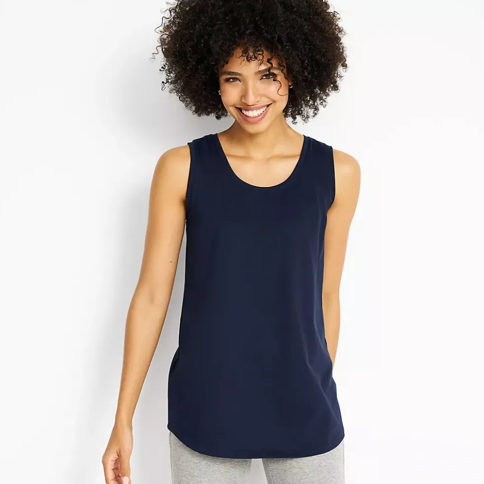 Women's Supima Cotton Tunic Tank Top