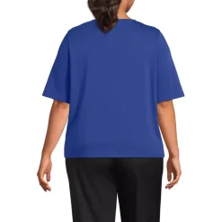 Women's Supima Jersey Half Sleeve Splitneck Shirt